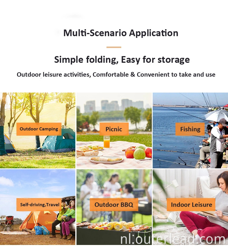 Outdoor Ultralight Folding Support Max 150kg voor kamperen Backpacking Kermit Chair